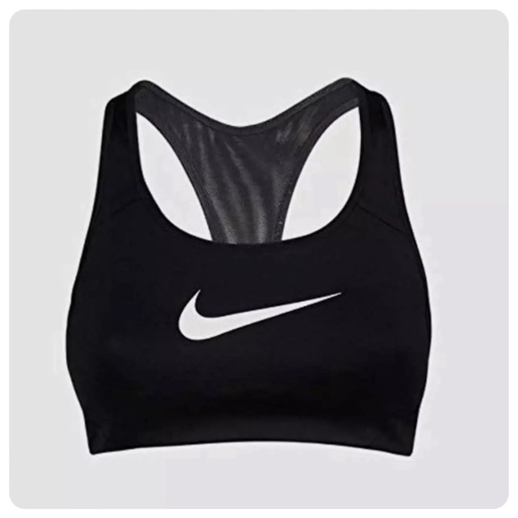 🆕 Nike Womens Victory Shape Black/White High Support Sports Bra - Picture 3 of 16